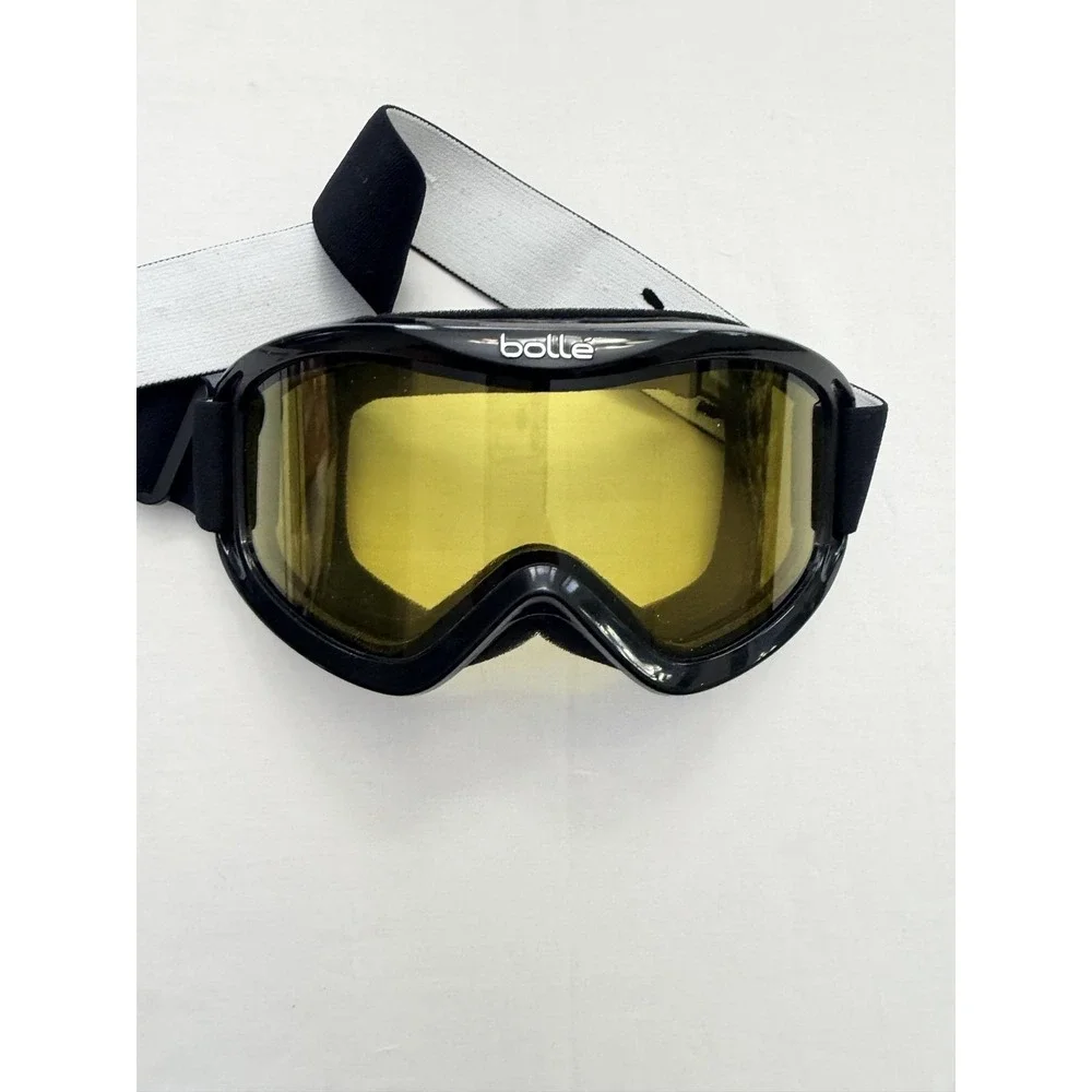 Bolle Mojo Ski Snowboard Goggles Mens Black Lemon Lens Anti-Fog UV400 20573